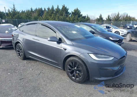 2022 Tesla Model X Dual Motor All-Wheel Drive from USA, damaged, VIN 7SAXCAE51NF361877